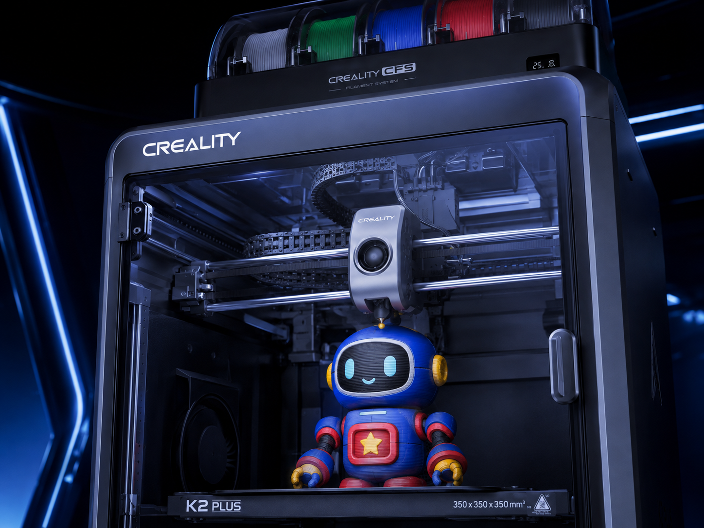 Creality K2 Plus high-speed 3D printing performance example