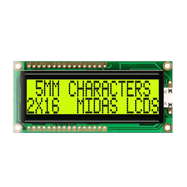 MC21605G6WD-SPTLY-V2 Midas Displays