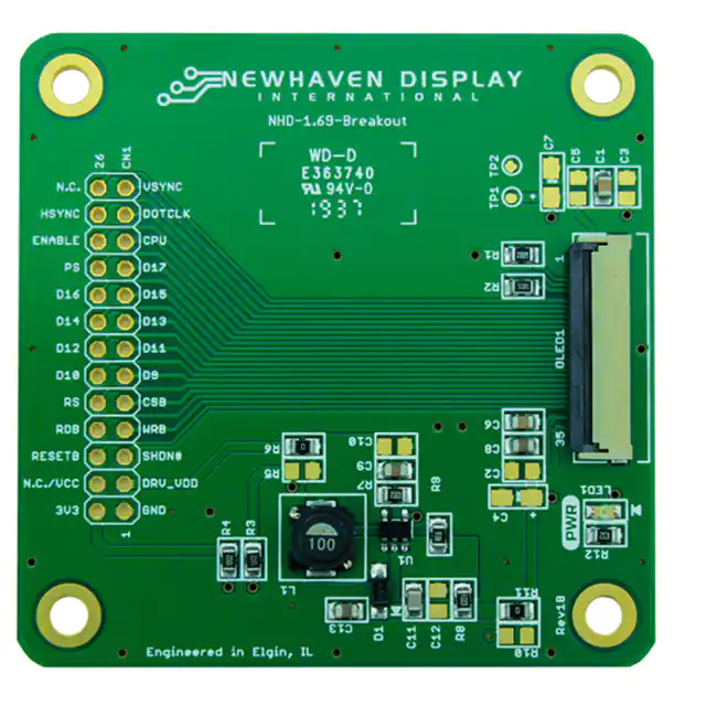 NHD-1.69-BREAKOUT Newhaven Display Intl