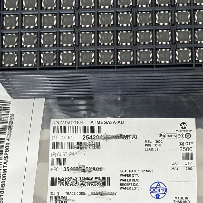 ATMEGA8A-AUR | TQFP-32 AVR MCU & Sourcing - Flychip Microchip Technology product image