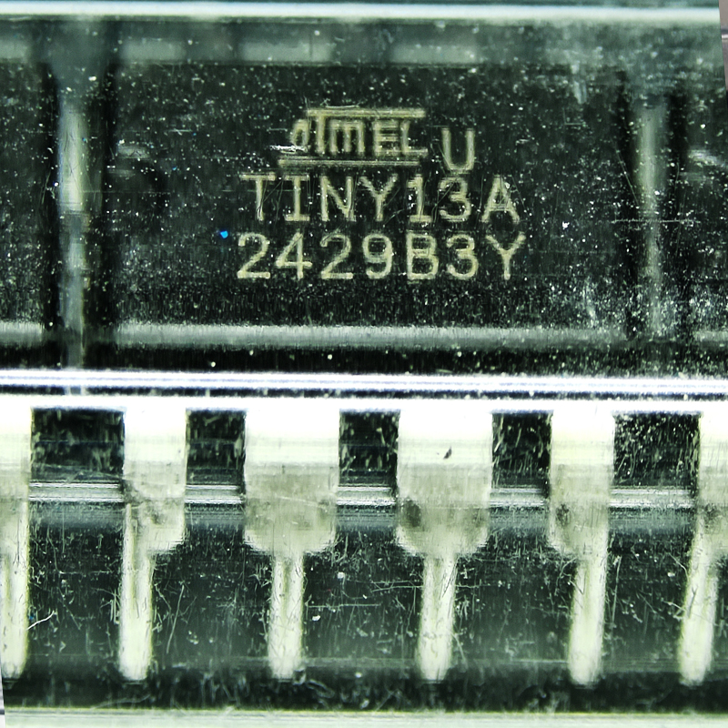 ATTINY13A-PU 8-Bit AVR Microcontroller 1KB Flash PDIP-8 Microchip Technology product image